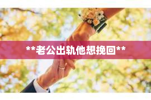 **老公出轨他想挽回**