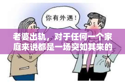 老婆出轨，对于任何一个家庭来说都是一场突如其来的风暴。面对这样的困境，如何挽回婚姻，重拾家庭的和谐，成为了许多人迫切想要了解的问题。今天，我们就来聊聊这个敏感而现实的话题——老婆出轨最好的挽回办法。
