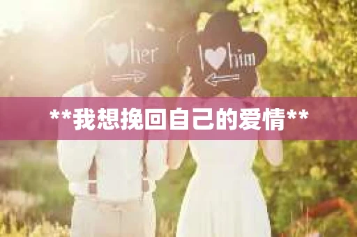 **我想挽回自己的爱情**