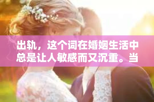 出轨，这个词在婚姻生活中总是让人敏感而又沉重。当它发生时，如何谈判挽回，如何重新建立信任，成为了许多夫妻面临的问题。今天，我们就来聊聊这个话题，希望能给那些正在经历婚姻困境的朋友们一些帮助。
