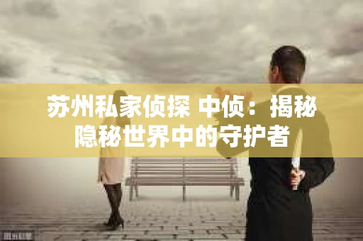 苏州私家侦探 中侦：揭秘隐秘世界中的守护者