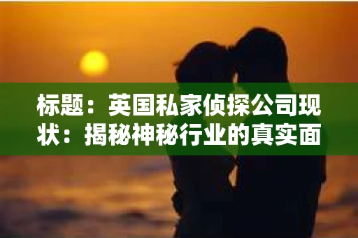 标题：英国私家侦探公司现状：揭秘神秘行业的真实面貌