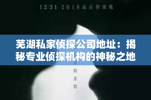 芜湖私家侦探公司地址：揭秘专业侦探机构的神秘之地