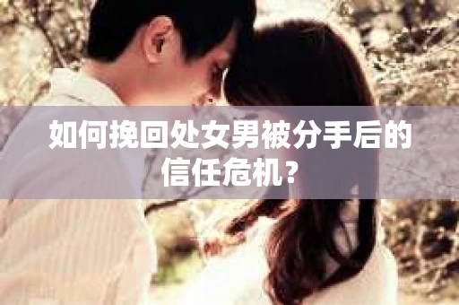 如何挽回处女男被分手后的信任危机? 如何挽回处女男被分手后的信任危机?