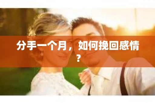 分手一个月,如何挽回感情? 分手一个月,如何挽回感情?