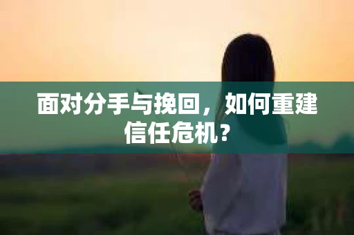 面对分手与挽回,如何重建信任危机? 面对分手与挽回,如何重建信任危机?