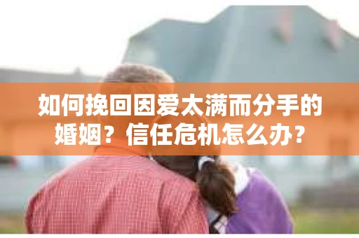 如何挽回因爱太满而分手的婚姻?信任危机怎么办? 如何挽回因爱太满而分手的婚姻?信任危机怎么办?