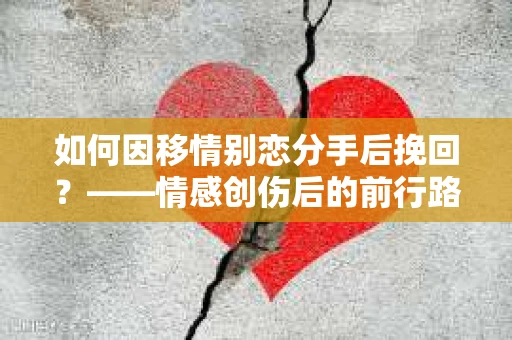 如何因移情别恋分手后挽回？——情感创伤后的前行路线图