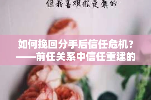 如何挽回分手后信任危机？——前任关系中信任重建的实用指南