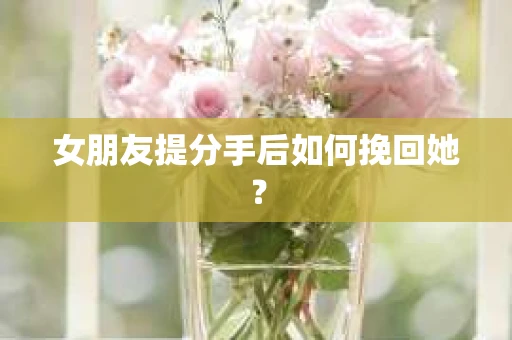 女朋友提分手后如何挽回她？