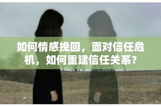 如何情感挽回，面对信任危机，如何重建信任关系？