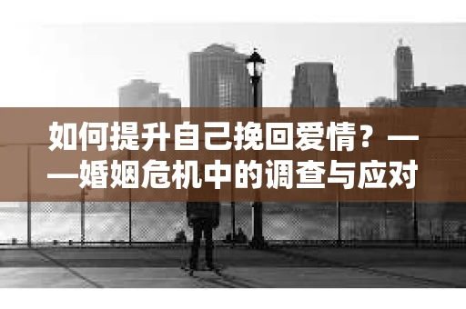 如何提升自己挽回爱情？——婚姻危机中的调查与应对策略
